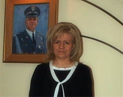 Ewa Błasik, the wife of the late Polish Air Force Commander General Andrzej Błasik.